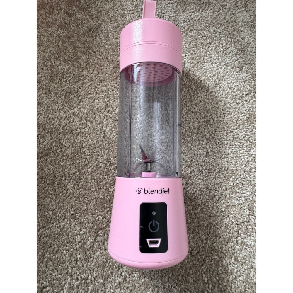 BlendJet One Portable Personal Blender Pink USB Rechargeable Smoothie Blender